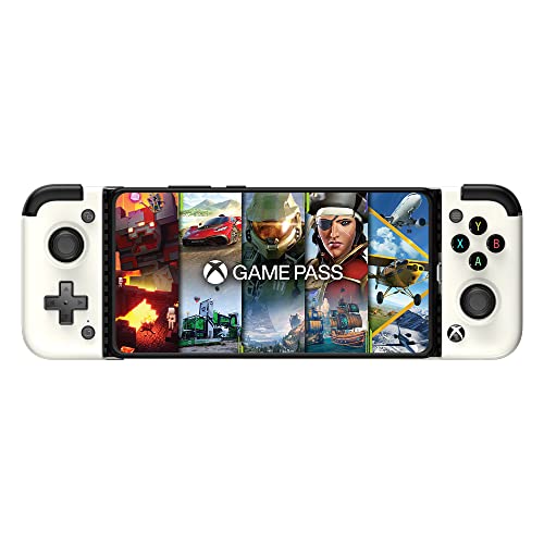 GameSir X2 Pro Mobile Gaming Controller para Android Tipo-C, Android Controller para Xbox Cloud Gaming,Stadia,Luna,Fortnite, Apex, Diablo Immortal - 1 Mes Xbox Game Pass Ultimate(Blanco)