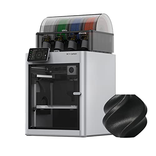 Impresora 3D X1-Carbon Combo Alta Velocidad Multi-Color Soporte 16 Colores Impresora Al Driver con Doble LAN WAN impresión DIY para el hogar y la Escuela de impresión (Gris-X1-Carbon Combo+Pet-CF)