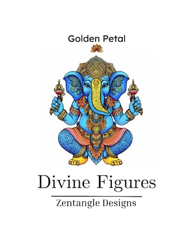 Divine Figures - Zentangle Art Colouring Book