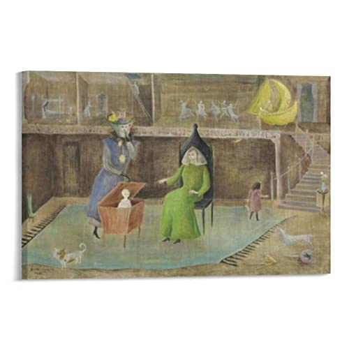 Póster de Leonora Carrington, diseño de Neighbourly Advice de Leonora Carrington, pintura en lienzo, obras de arte, 20 x 30 cm