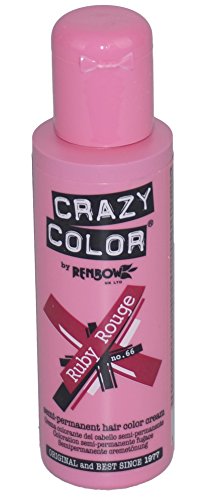 Crazy Color Fire Nº 56 Crema Colorante del Cabello Semi-permanente, Rojo, 100ml (002246)