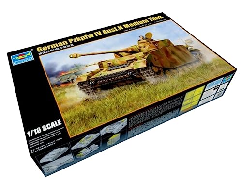 Trompetista Modelo Tanque alemán Panzer IV Ausf.H Media Tank Escala 1:16