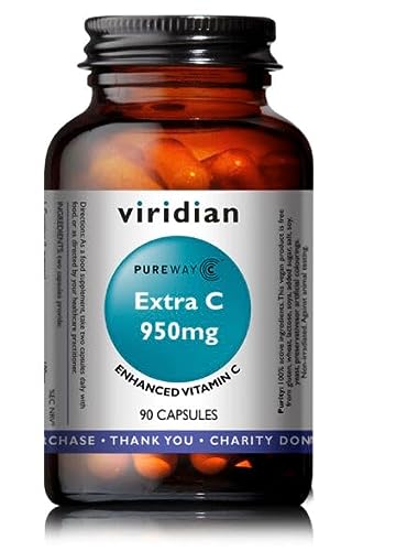 Viridian Extra C | Vitamina C Mejorada 950 mg - 90 Cápsulas