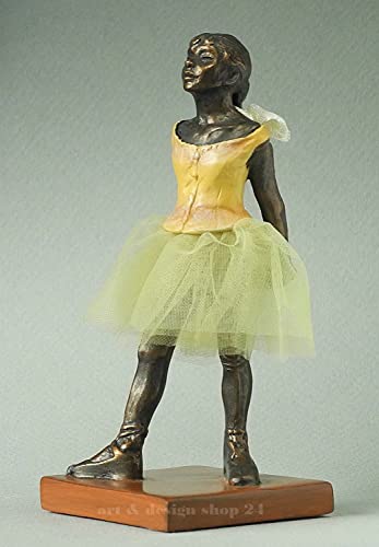 Mini Escultura de la serie Pocket Art - Pequeña Bailarina - resina, 11cm, de un dibujo de Degas #pa07
