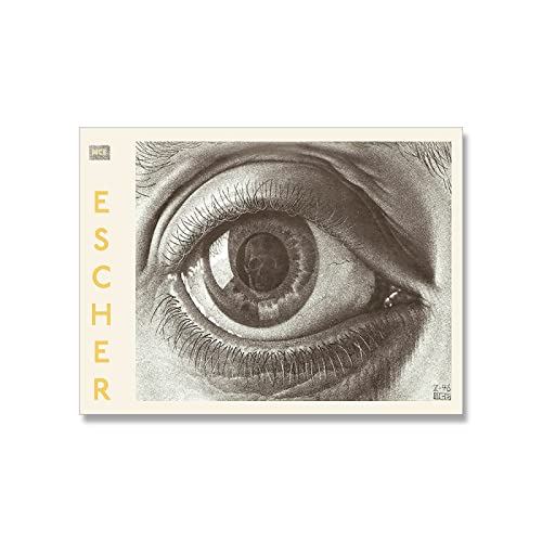 M.C Escher Posters Obras de arte abstractas Exposición Arte de la pared M.C Escher Modern Canvas Painting Gallery Prints Pictures para la decoración del hogar 60x90cmx1 Sin marco