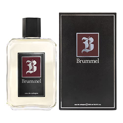 BRUMMEL - Perfume Hombre 500 ml, Colonia Brummel, Perfumada y sin Pulverizador, Eau de Toilette Masculina, Elegante, Fresca y Sofisticada, Colonia Amaderada y de Larga Duración