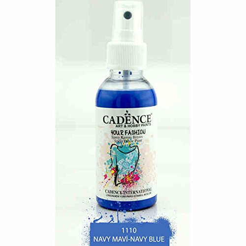 Cadence Pintura al Agua Textil en Spray Azul Marino