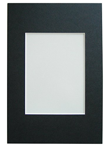 Walther Design PA071B, marcos de fotos Paspartú, formato passepartout 50 x 70 cm, formato de imagen 40 x 60 cm, negro