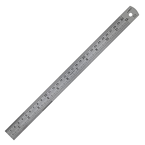 Linex Ruler Imperial - Regla de 30 cm, transparente