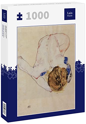 Lais Puzzle Egon Schiele - Desnudo Femenino Inclinado hacia Delante 1000 Piezas