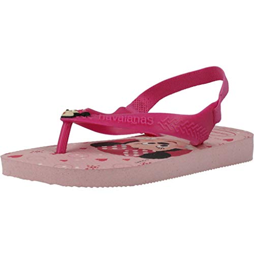 Havaianas Disney Classics II, Chanclas, para Unisex bebé, Rosa De Cristal, 25/26 EU