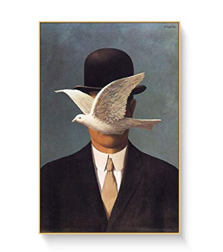JCYMC Rompecabezas 1000 Piezas Rene Magritte Surrealismo Reproducción De Obras De Arte Carteles De Madera Juguetes para Adultos Juego De Descompresión Jq405Mk