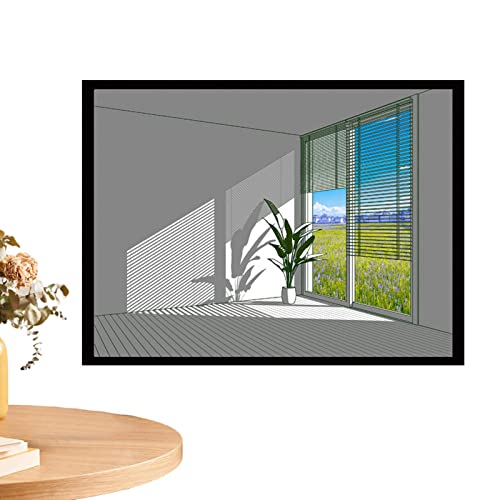 Tartaglia Pinturas iluminadas | Cuadro en lienzo con marco iluminado - Decoración de pintura de enchufe USB acrílico de aleación de aluminio colgante para albergue, sala de estudio, restaurante
