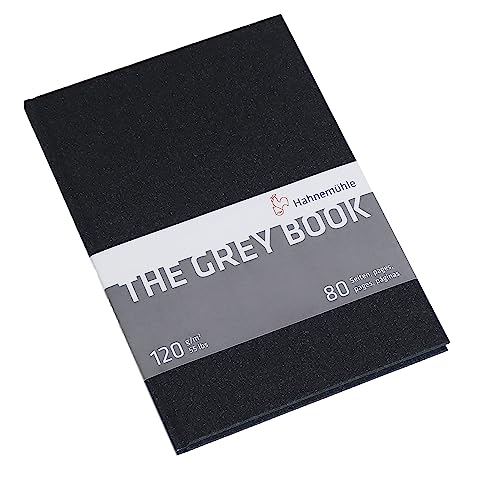 Hahnemuhle : The Grey Book - Cuaderno de bocetos: 120 g/m², 40 hojas, A4