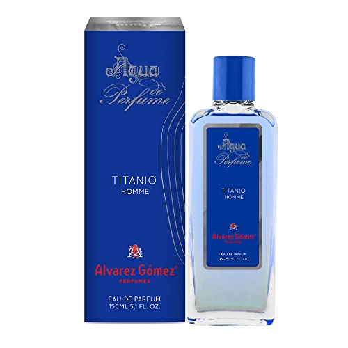 Agua de perfume para hombre Titanio, frasco 150 ml agua de perfume cautivador