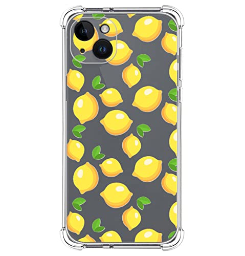 Tumundosmartphone Funda Silicona Antigolpes Compatible con iPhone 14 Plus (6.7) diseño Limones Dibujos