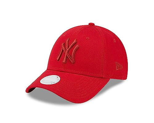 New Era York Yankees MLB League Essential Tonal Scarlet 9Forty Adjustable Women Cap - One-Size