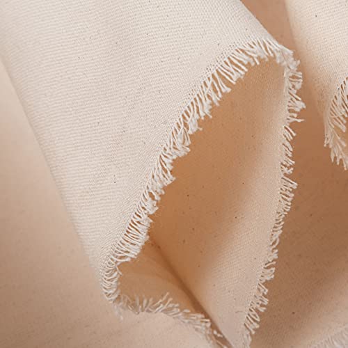 Tela de lona 100% algodón, 280 g/m², 170 cm de ancho, tela de lona de algodón por metro (1)
