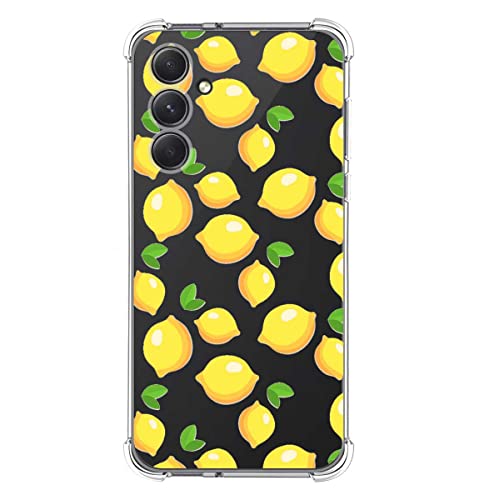 Tumundosmartphone Funda Silicona Antigolpes para Samsung Galaxy A54 5G diseño Limones Dibujos