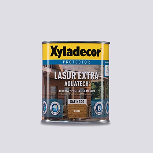 Xyladecor Lasur Extra Satinado Aquatech para madera Roble 750 ml