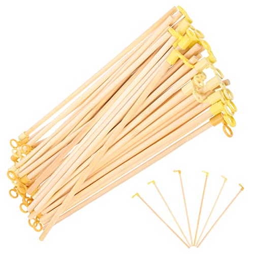 jojofuny 35 Piezas De Palos De Madera para Hacer Farolillos Postes De Farol De Mano Palos para Hacer Farolillos Postes De Farolillos De Papel Palitos De Chinos Colgantes DIY