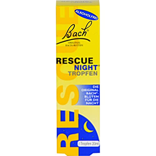 Bach Original Bach-Blüten RESCUE NIGHT Tropfen alkoholfrei, 20 ml Solución