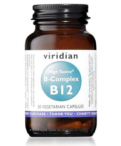Viridian High Twelve B12 Complex | Complejo Vitamina B12 Vegano - 30 cápsulas