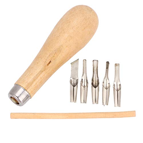Cortador de linóleo para tallar, cuchillo de grabado, herramienta para esculpir linóleo, vinilo, caucho y madera, herramienta para esculpir la madera