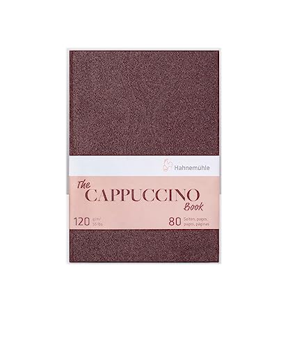 Hahnemuhle, Sketch Book, Cappuccino, A5 (8.3x5.8 inches) 120gsm, 40 sheets/80 pages, Hardbound