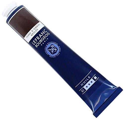 Lefranc & Bourgeois Fine Oil Pintura al Óleo, Marrón (Burnt Umber), 150 ml