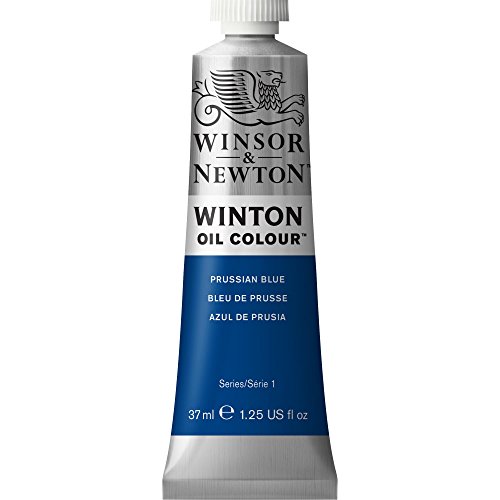 Winsor & Newton Winton - Tubo de Pintura al Óleo, 37 ML, Azul (Azul de Prusia)