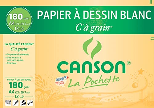 Canson 200027107 - Papel de dibujo (A4, 180 gsm)