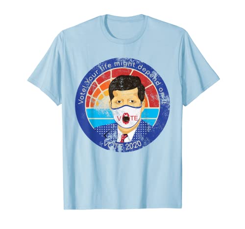 Votación 2020 Vintage Pop Art con pintura JFK Camiseta