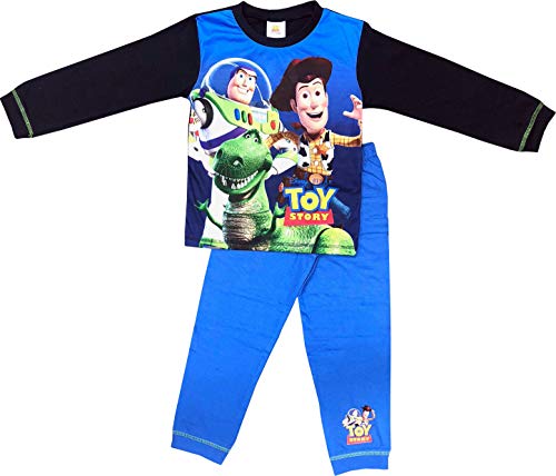 Pijama oficial de Toy Story Buzz Woody Pjs de 18 meses a 5 años Azul azul 2-3 Years