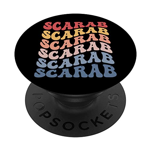 Scarab Groovy Beetle PopSockets PopGrip Intercambiable