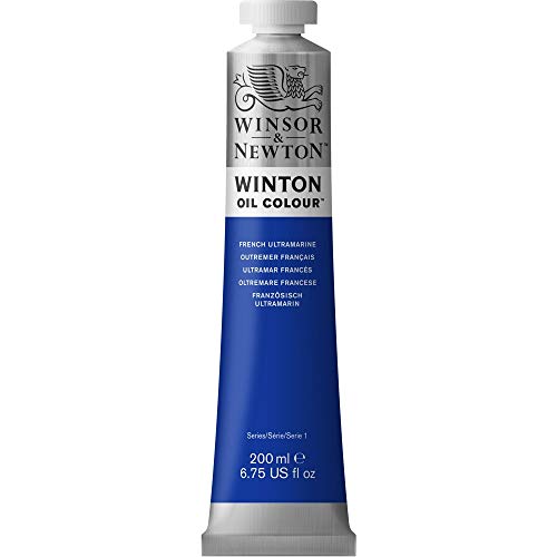 Winsor & Newton Winton - Tubo de Pintura al Óleo, 200 ML, Azul (Ultramar Francés)