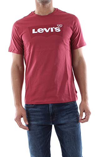 Levi's Housemark Graphic Tee, Camiseta Hombre, Rojo (Hm Ssnl Tonal Earth Red 0276), X-Small