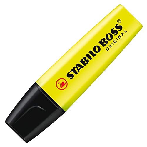 Marcador fluorescente STABILO BOSS ORIGINAL color amarillo