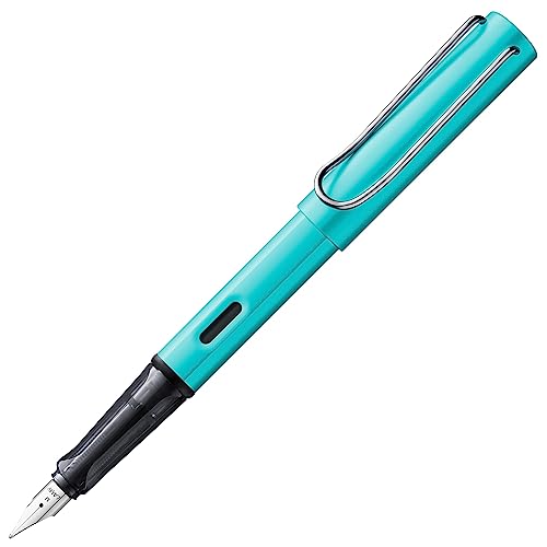 LAMY AL-star 023 - Pluma estilográfica de aluminio en color turmalina con mango transparente y punta de acero – pluma...