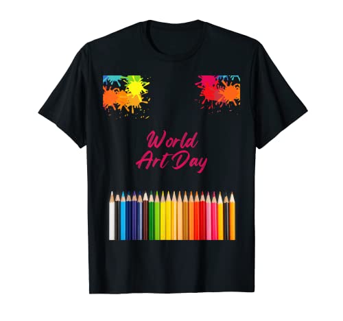 Arte del Día del Arte Mundial Artista Pintura Gráficos Arte Camiseta
