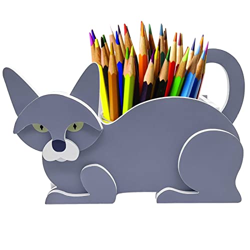 Titular de contenedores de plantas de animales de dibujos animados, macetas de gatos de animales lindos, hechas de material de PVC, decoraciones de arte para interiores y exteriores, caja de almacen