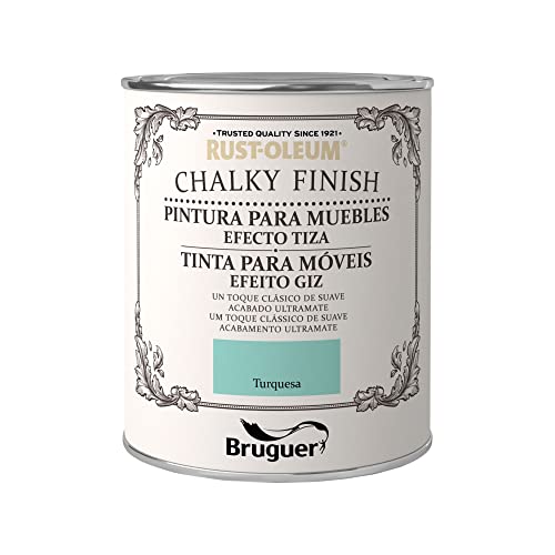 Rust-Oleum Bruguer Chalky Finish pintura para muebles Turquesa 125 ml