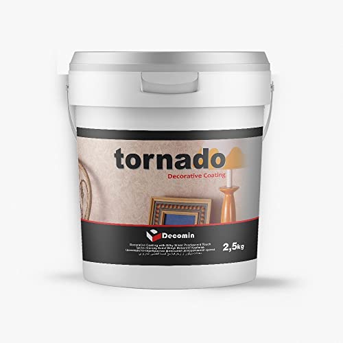 TORNADO – Efecto Terciopelo, Rico en Sombra Pintura Decorativa para Interior 2,5 KG – Suave al tacto