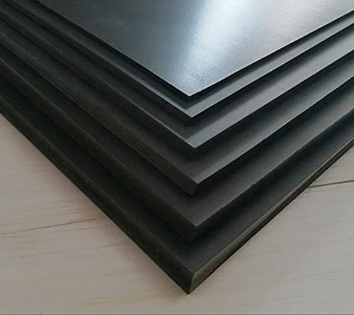 Láminas hojas tableros plástico PVC negro espumado semirigido 5mm. Decoración, fotografías, vinyls, soportes, rotulos, cartel, poster, separaciones, manparas (2uds A1 841x594 mm)