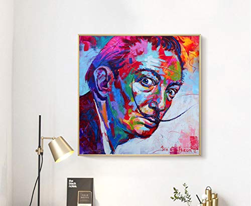REDWPQ Francoise Nielly Portraits Canvas Painting Wall Art Decoración nórdica Home Modern Poster For Living Room Imprimir imágenes 50x50Cm sin Marco