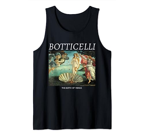 Botticelli El Nacimiento De Venus Estética Italiana Bellas Artes Camiseta sin Mangas