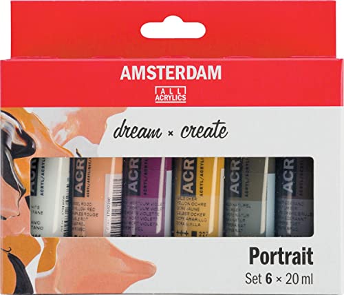 Talens Amsterdam - Juego de pinturas acrílicas (6 x 20 ml)