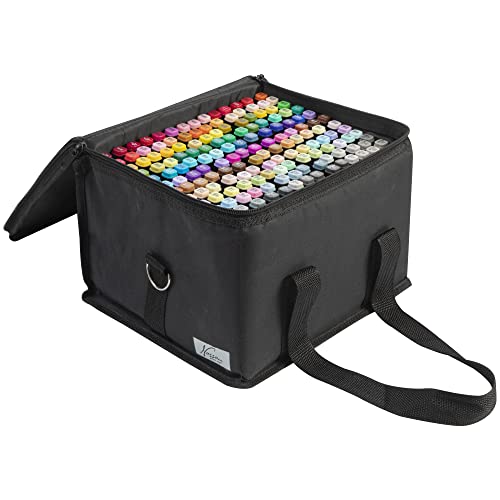 VAN NASSAU FINE ART Rotuladores Duo de 168 unidades | Graffiti Marker Double | Una práctica caja de transporte | A base de alcohol con colores fuertes e intensos para pintar, ilustrar y dibujar