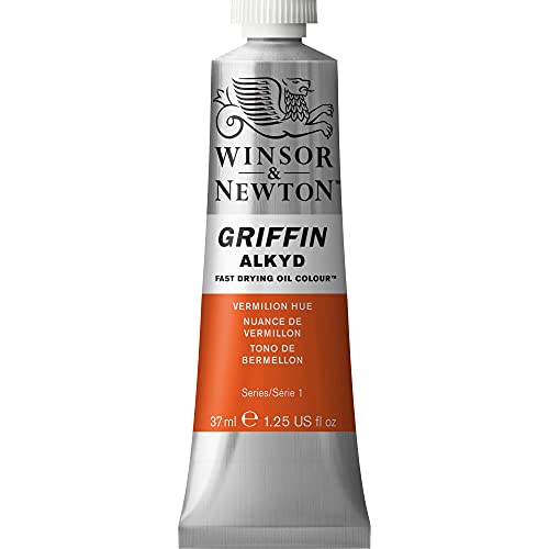 Winsor & Newton óleo al de secado rápido Griffin Alkyd - tubo de 37ml color bermellón