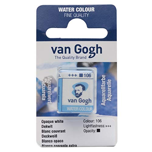Van Gogh Watercolor Half Pan White Extra Opaq